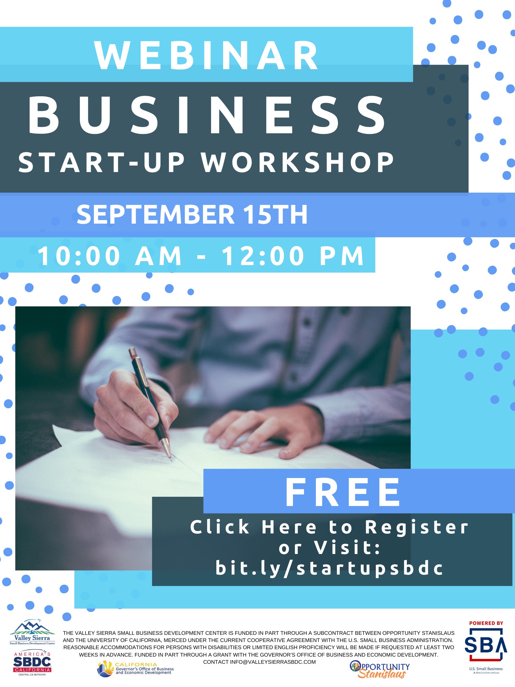 business start-up flyer