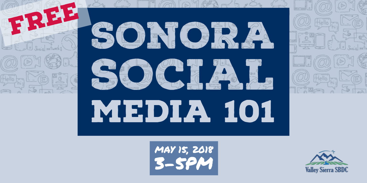 Sonora Social Media 101 header 5/15/18