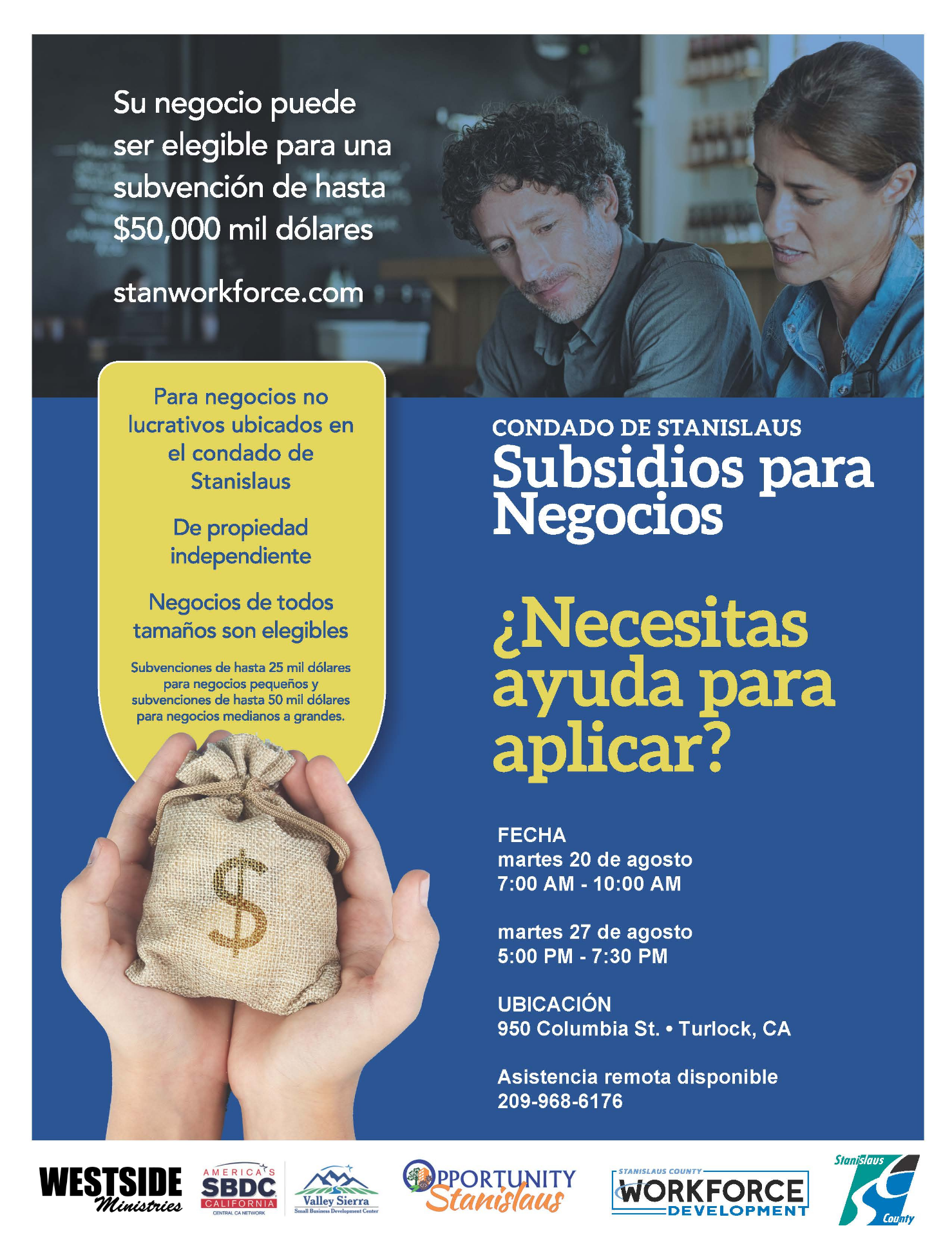 Turlock SCBG Flyer