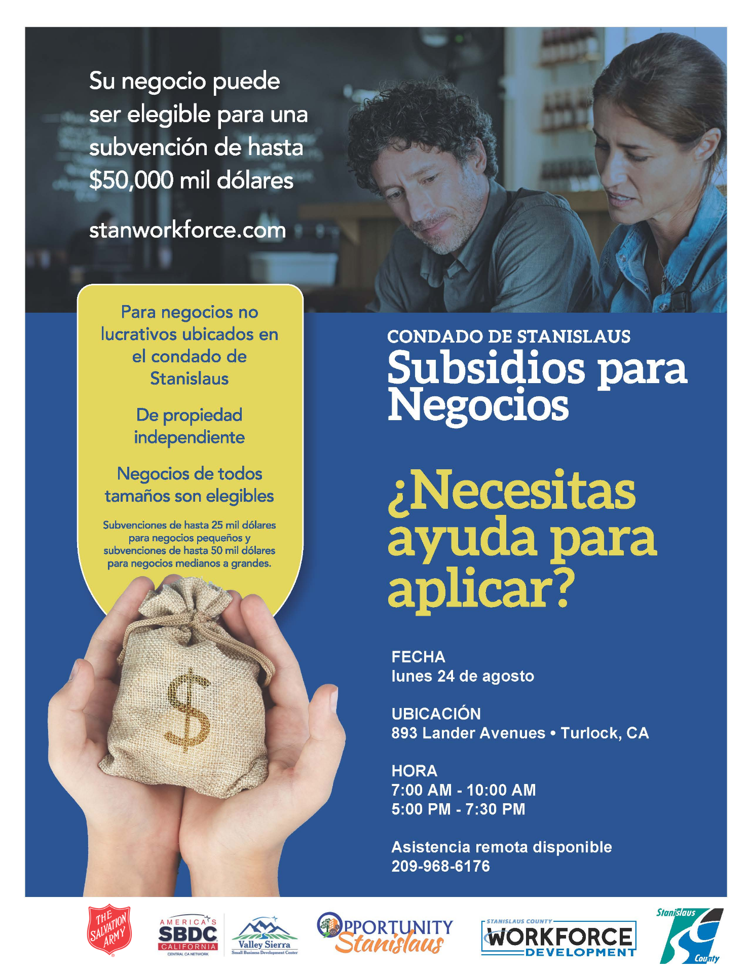 Turlock SCBG Flyer