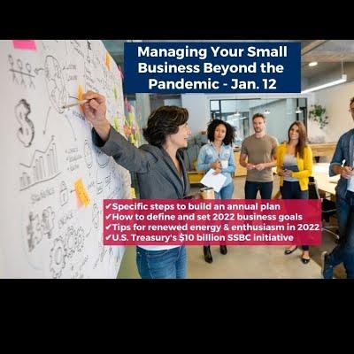 Managing Your Small Business Beyond the Pandemic with Guest Rhonda Abrams on how to create energy & enthusiasm in 2022